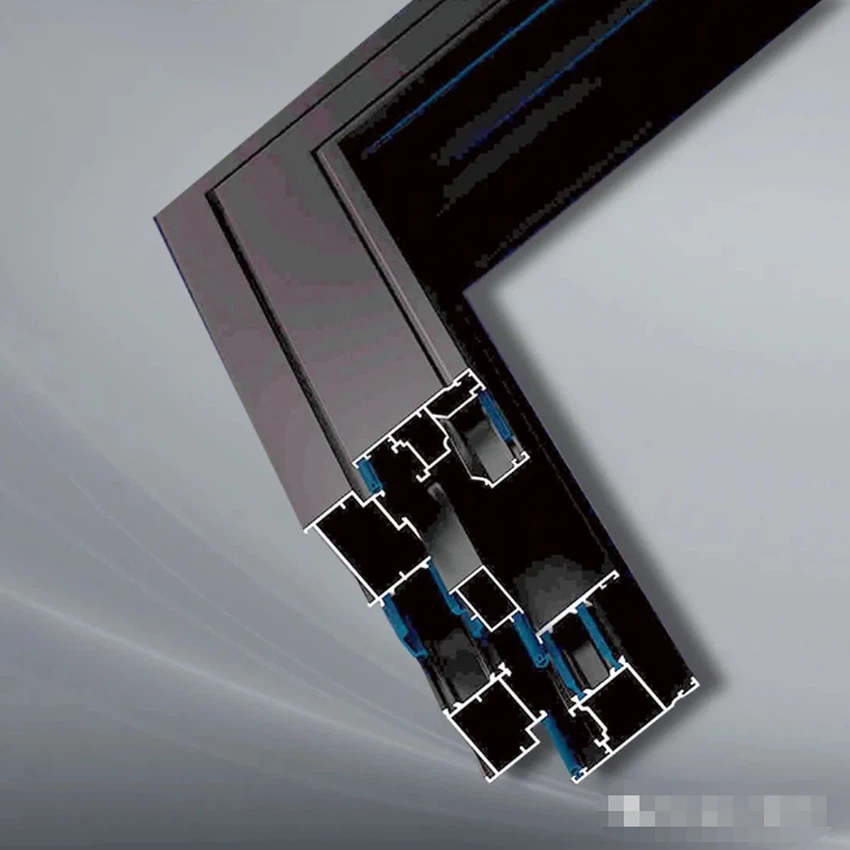Broken bridge aluminum door and window cross section Broken bridge aluminum door and window cross section