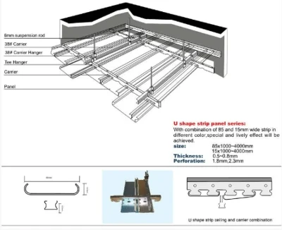 U shape strip panel series U shape strip panel series