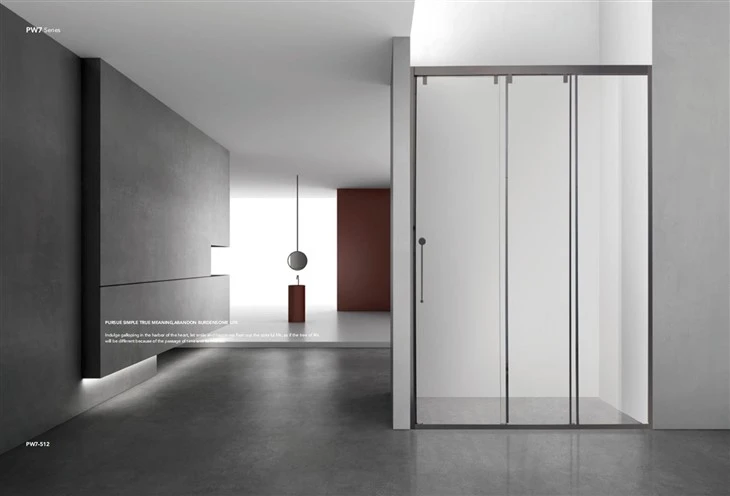 Round Short Vertical Handle Shower Room